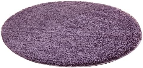 Soft Indoor Modern Shag Circle Area Rugs Plush Fluffy Living Room Carpets Plush Anti-Skid Shaggy Area Rug Dining Room Home Decor Bedroom Carpet Floor Mat