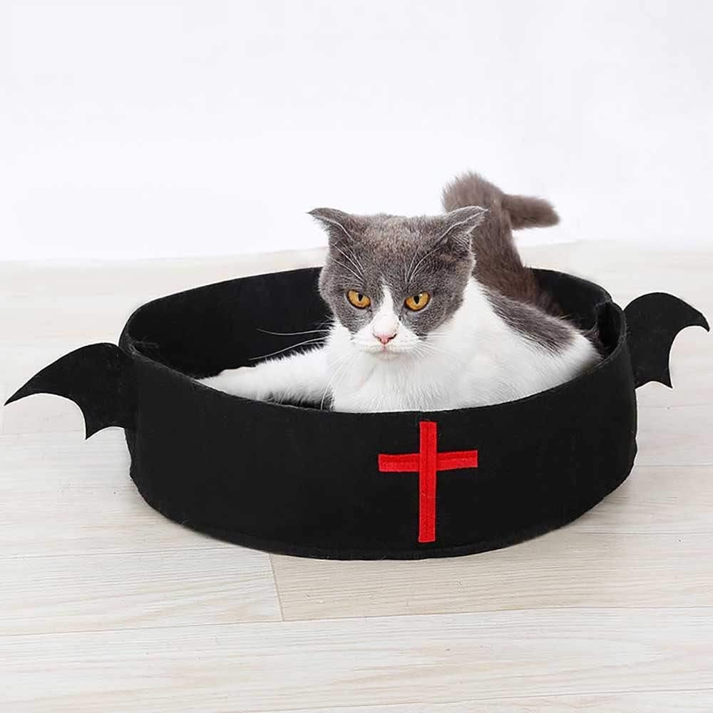 halloween cat bed