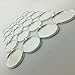IGOGO 20 PCS Oval Pendant Trays Pendant Blanks Cameo Bezel Cabochon Settings - 30x40 mm Silver Color