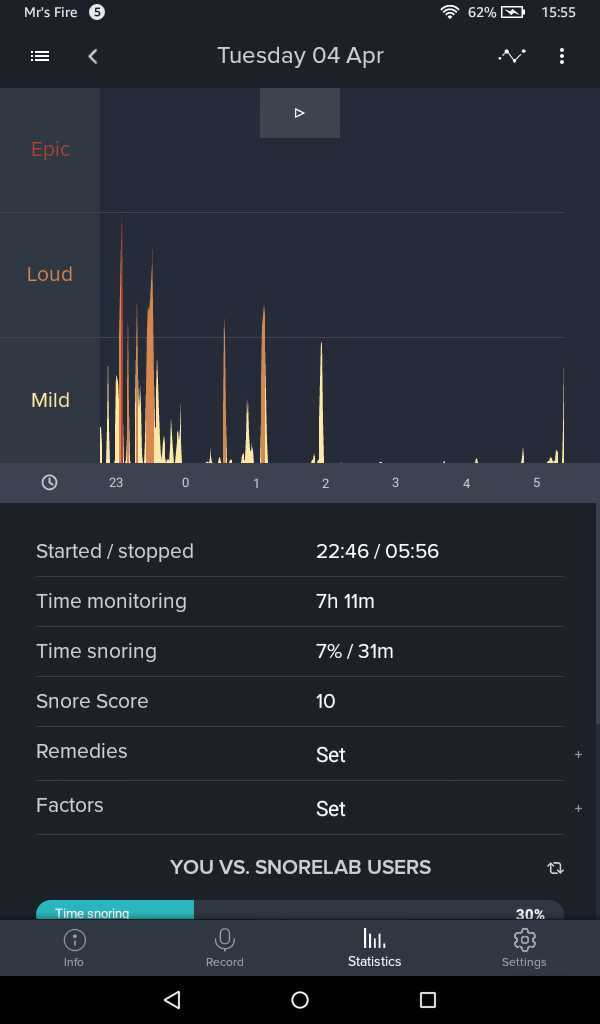 SnoreLab Record Your Snoring Pricepulse