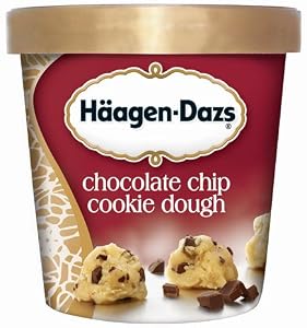 Image of Haagen-Dazs, Chocolate Chip Cookie Dough Ice Cream, Pint (8 Count)