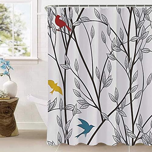 自然 おしゃれ シャワー カーテン 180 X 180cm 鳥の野生動物の漫画のようなイメージとツリーリーフアートプリント 防カビ 防水インテリア マスタードイエロー グレーマルーンブルー 浴室 お値打ち価格で 窓用 バスカーテン お風呂カーテン ユニットバス 目隠し用 カーテン 自然 おしゃれ シャワー カーテン 180 X 180cm 鳥の野生動物の漫画のようなイメージとツリーリーフアートプリント 防カビ 防水インテリア マスタードイエロー グレーマルーンブルー 浴室 お値打ち価格で 窓用 バスカーテン お風呂カーテン ユニットバス 目隠し用 カーテン