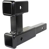 MaxxHaul 50248 Dual Hitch Extension with Single Post