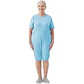 Codida Adaptive Women's Security Back-Zip Jumpsuit - Easy Care Romper for Elderly & Limited Mobility