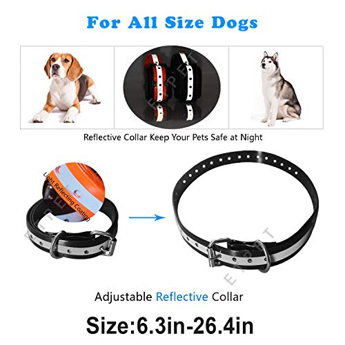 image for ETPET Dog Reflective Collar Belt for Most of Electronic Training Shock