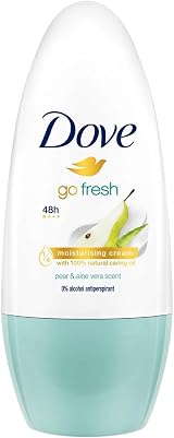 Dove Go Fresh Roll On Antiperspirant Deodorant Pear Aloe Vera 0% Alcohol 50ml 6 view 2