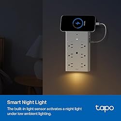 TP-Link Tapo Smart Plug Outlet Extender, Surge