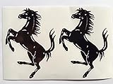 2 Ferrari Cavalino Horse Die Cut Decals by SBD DECALS
