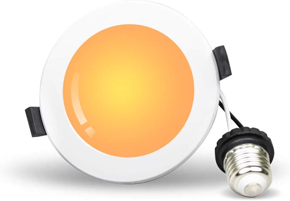 Smart Can Lights WiFi RGBCW LED Retrofit Downlight 10w Smart Recessed Lights Voice Control by Alexa Echo Dot Echo Plus Ceiling Light Home Automation-No Hub Needed APP Control (3.5 inch)