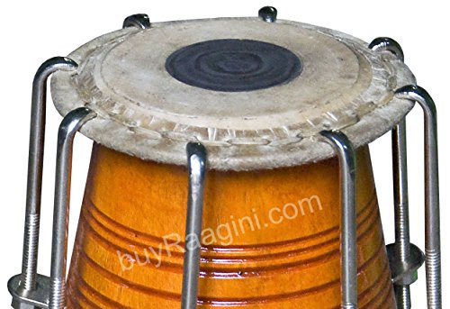 Maharaja Musicals Bengali Khol/Dayan, Tuned by MKS, High Pitch Mahogany Wood Dayan - Tabla, Tuneable to Upper C, Concert Quality, Tabla Drum Instrument (PDI-DIA) - Thumbnail 3