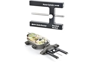 JQSKUNP Brake Booster Push Rod Adjustment Tool, Master Cylinder Push Rod Length Gauge for Adjustable Braking Distance of Brake Pedal