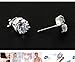 Crystalline Azuria Ladybugs Stud Earrings with White Zirconia Crystals 18K Gold Plated for Women