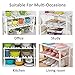 Ferty 2 Tier Multifunctional Storage Rack, Expandable Under Sink Organizer Adjustable and Steel Pipes for Kitchen, Bathroom, Cabinet and Garden [ US Stock ]