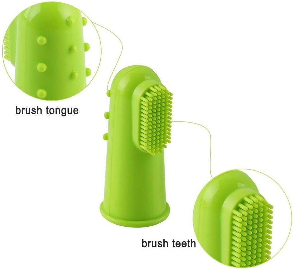 Vicloon Finger Toothbrush,6 Pack Silicone Baby Finger Brush with Clear Case Set Food Grade Tooth Cleaner Oral Massager for Infant &Toddlers - Image 3