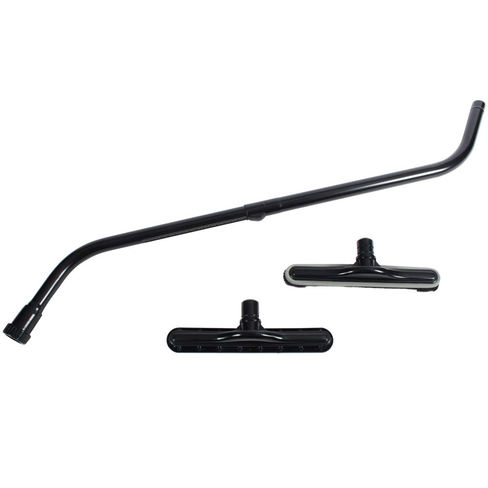 Photo 1 of (missing coupler) Cen-Tec Systems 94830 Commercial Cleaning Kit with Telescopic Aluminum S-Wand and Vacuum Tools, 14-Inch, Black