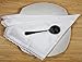 Slub Cotton Dinner Napkins - White - 20x20 (Set of 12) - 100% Egyptian Slub Cotton with Linen Look - Elegant Cloth - Super Value Hand Made Ladder Lace Look Napkins (20x20(Set of 12), White)