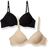 Hanes girls Molded Underwire Bra (Pack of 2)
