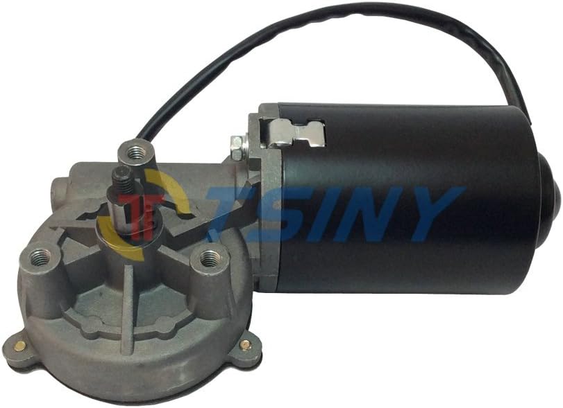 TSINY 12V DC Electric Right Angle Reversible Electric Gear Motor 45 RPM High Torque