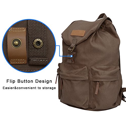 CADeN Camera Backpack Waterproof Vintage Canvas Camera Bag Case for
