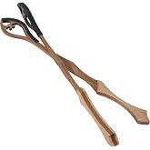 Roosebeck Dulcimer Hammers Walnut Hearts Leather Padded - Pair