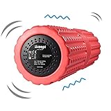 Ikeepi 4 Speed Vibrating Foam Roller Rechargeable Deep Tissue Massage For Trigger Point Release Muscle Massage Myofascial Release Alleviates Workout Pain, Cellulite, Lactic Acid with Free Storage Bag