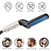 Electric Hair Comb, RIOFLY Quick Beard Hair Styler Comb, Electric Beard Straightener for Men, Multifunctional Hair Comb Curling Iron, Men's Professional Quick Hair Styler