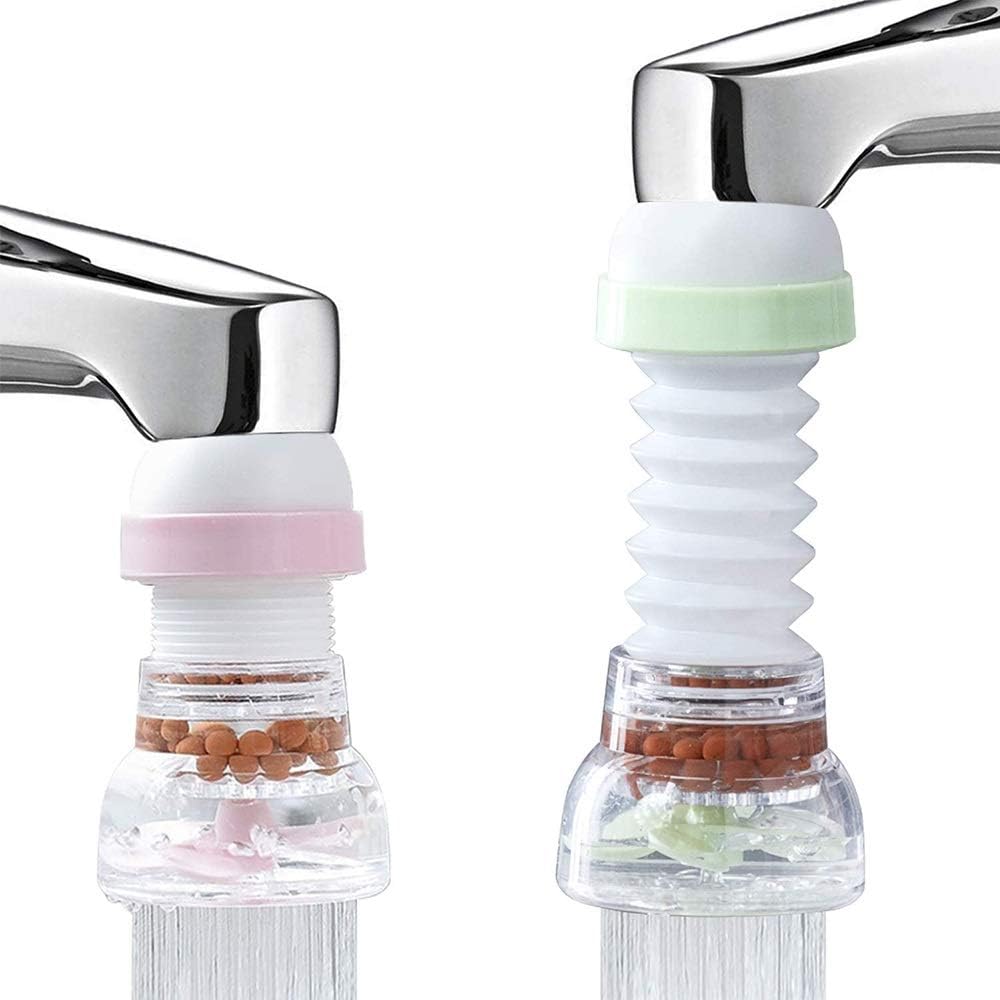 3 Piezas Grifo Giratorio de 360 Grados, Conector del Filtro de la