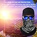 3D Face Sun Mask, Headwear, Neck Gaiter, Magic Scarf, Balaclava, Bandana, Headband for Fishing, Hunting, Hiking, Yard work, Moisture Wicking UV Protection, Great for Men & Women