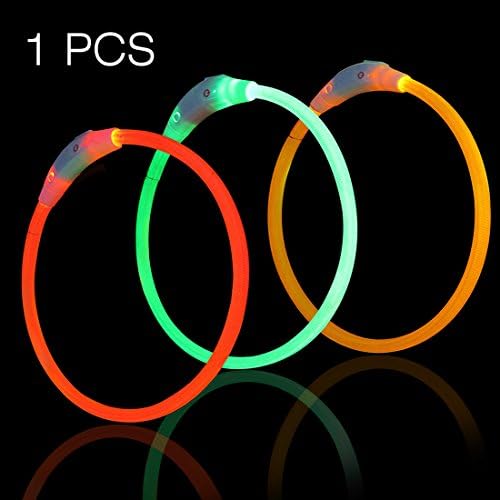 FAMOS LED Dog Collar Rechargeable,Glow Dog Collar,Flashing Dog Collar Light,Lighted Dog Collar,Light Up Dog Collar,Safety Reflective Dog Collar,Luminous Dog Collar