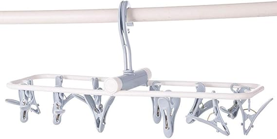 Ogquaton Clip de Viaje Plegable Percha de Goteo Ropa Ropa Interior