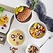 MALACASA Salad/Soup Bowls, 68 OZ Porcelain White Salad Pasta Bowls Ramen Bowls, Large Serving Bowls Dish Set for Dessert, Salad, Pasta, Oatmeal and More, Set of 3, Series Regular