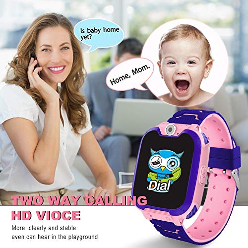 image for Deyawe Kids Smartwatch Phone,Colorful Touch Screen Smartwatch with Cam