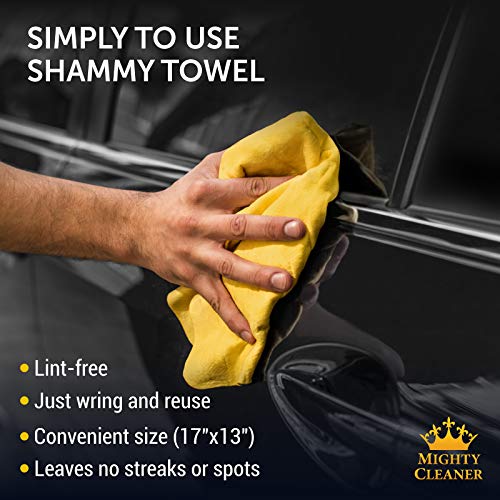 3 Premium+Chamois+Cloth+Car+Shammy