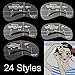 24Styles Eyebrow Grooming Stencil Kit Template Shaping Shaper DIY Tools
