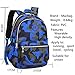 Macbag School Backpack Bookbag Durable Camping Backpack for Boys and Girls (Camouflage Blue 2)