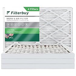 Filterbuy 20x36x2 Air Filter MERV 8 Dust Defense