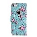 FYY Designed for iPhone SE Case 2022 (3rd Gen) / iPhone SE Case 2020 (2nd Gen) / iPhone 7 Case/iPhone 8 Case, Luxury PU Leather Wallet Phone Case with Card Holder Flip Kickstand Cover Blossom