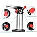 Kitchen Torch Swiftrans Culinary Torch for Cooking & Baking Blow Torch with Safety Lock and Adjustable Flame - 5 Set of Measuring Spoons as Gift
