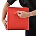 Heselian Foldable Cloth Storage Cube Basket Bins Organizer,storage bins 2 RED