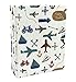Edian Small Photo Album Baby Journal Album 4x6 Inches with Baby Belly Stickers (Aircraft, Cloth Cover)
