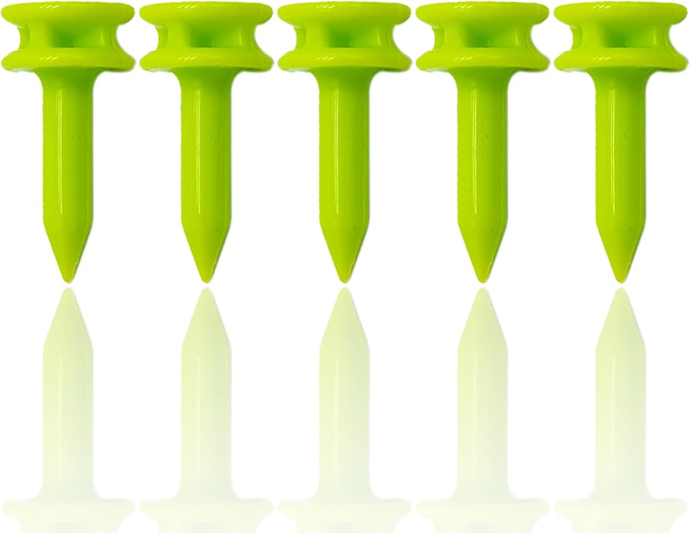 SZXMDKH Golf Tees 25MM Small Green 100 Pcs Plastic Tees