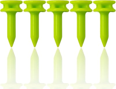 SZXMDKH Golf Tees 25MM Small Green 100 Pcs Plastic Tees