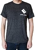 Mr Robot E Corp Mens Super Soft Tri-Blend Black T-shirt