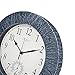 OCEST Large Wall Clock, 13 Inch Indoor Outdoor Clock Waterproof with Thermometer Large Display Silent Non-Ticking Battery Operated Decor Wall Clock for Bathroom Living Room Kitchen Pool Patio Garden