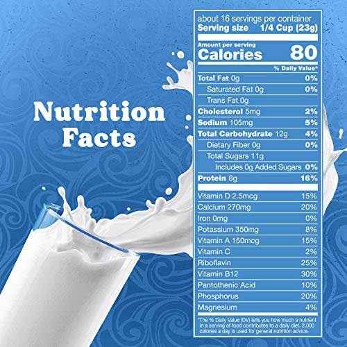 SWISS MISS NONFAT DRY MILK WITH VITAMINS A AND D, 12.98 OZ CANISTER