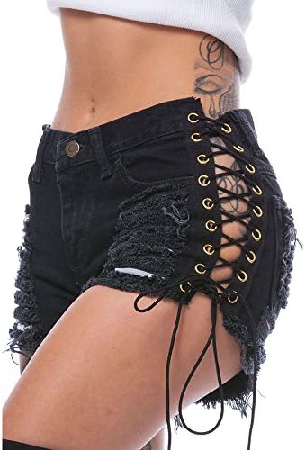 Women's Denim Cut Off Shorts Sexy Destroyed Ripped Short Jeans Mini Hot Pants Clubwear