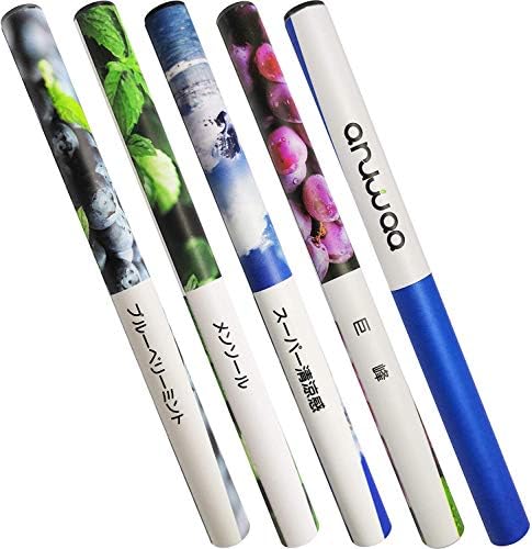 電子タバコ 使い捨て 5種類フレーバー 400 450回吸引可能 禁煙補助に最適 爆煙 Anuwaa ５フレーバー