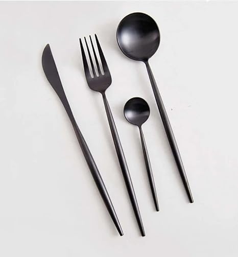 Amazon Cesa Beams カトラリーセット 基本4本セット マットブラック カトラリーアソートセット オンライン通販
