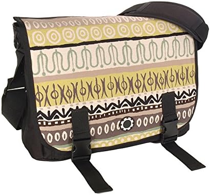 DaisyGear Messenger Diaper Bag - Pistachio Art
