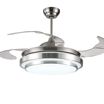 Nickacoo 42 Retractable Ceiling Fan Light With Remote Control 3